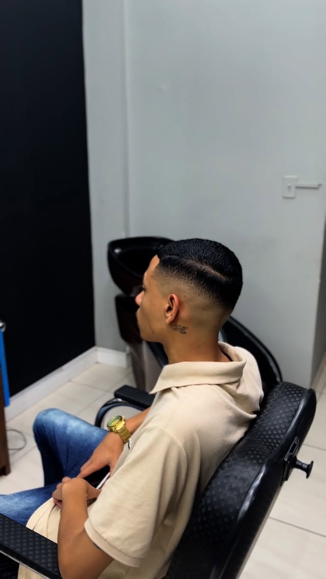 Cliente feliz com o novo visual